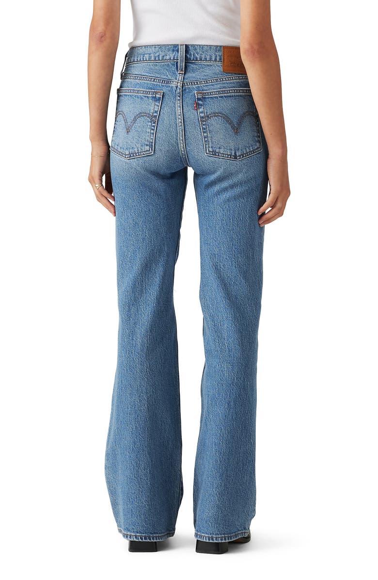 Levi's Wedgie Ripped Bootcut Jeans, Alternate, color, Smudged Paint