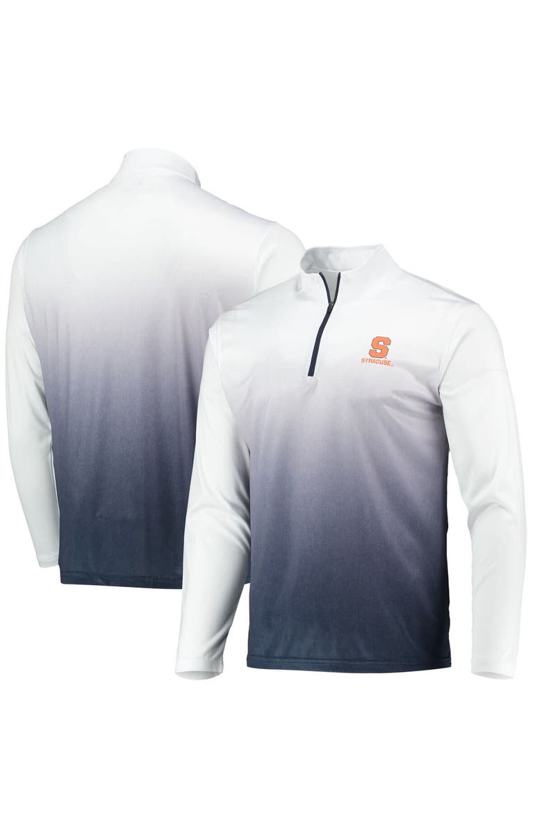 COLOSSEUM Men's Colosseum Navy Syracuse Orange Magic Team Logo Quarter-Zip Jacket, Main, color,