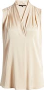 KOBI HALPERIN 'Mila' Sleeveless Stretch Silk Blouse