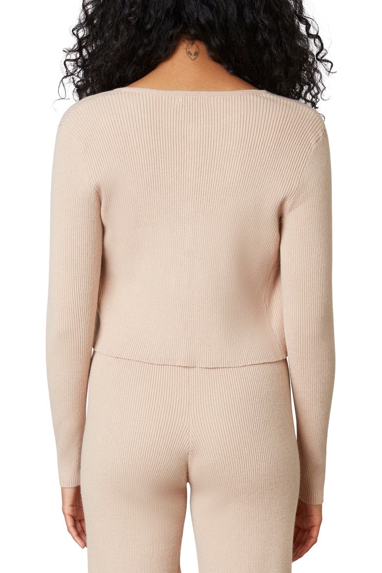 Olivia Crop Tank & Cardigan Twin Set, Alternate, color, BEIGE