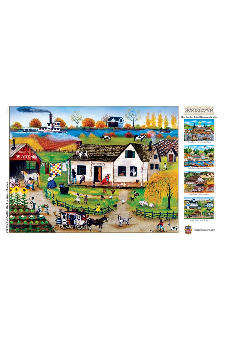 Old Peddler Man 750 Piece Jigsaw Puzzle, Alternate, color, Multicolor