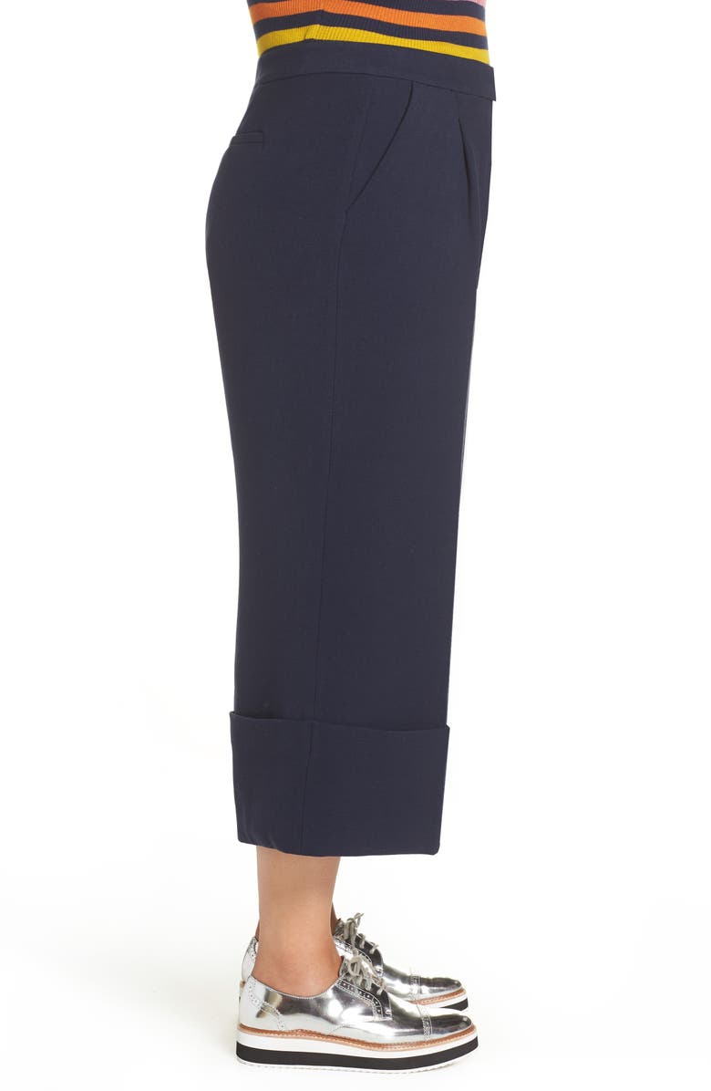 Halogen<sup>®</sup> x Atlantic-Pacific High Waist Wide Cuff Ankle Pants, Alternate, color, 