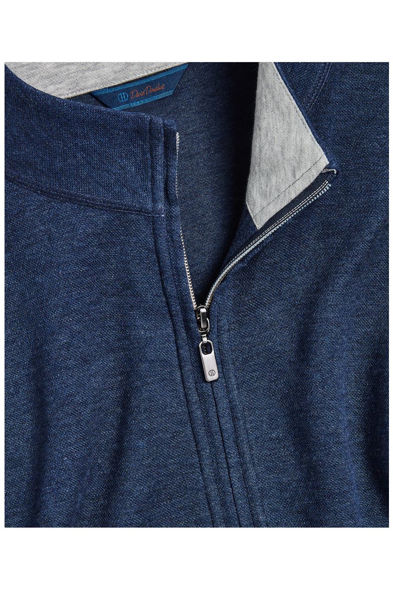 Full Zip Knit Jacket, Alternate, color, NAVY