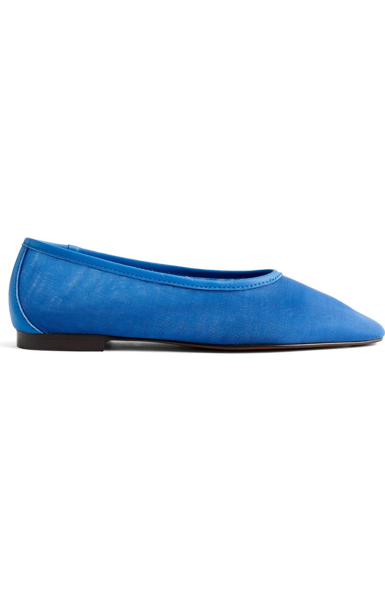 Madewell The Mylie Mesh Ballet Flat, Main, color, Retro Blue
