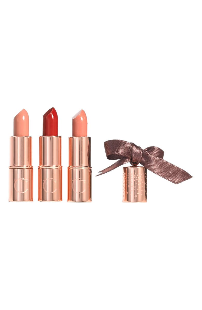 Charlotte Tilbury K.I.S.S.I.N.G. Mini Lipstick Charm Trio, Alternate, color,