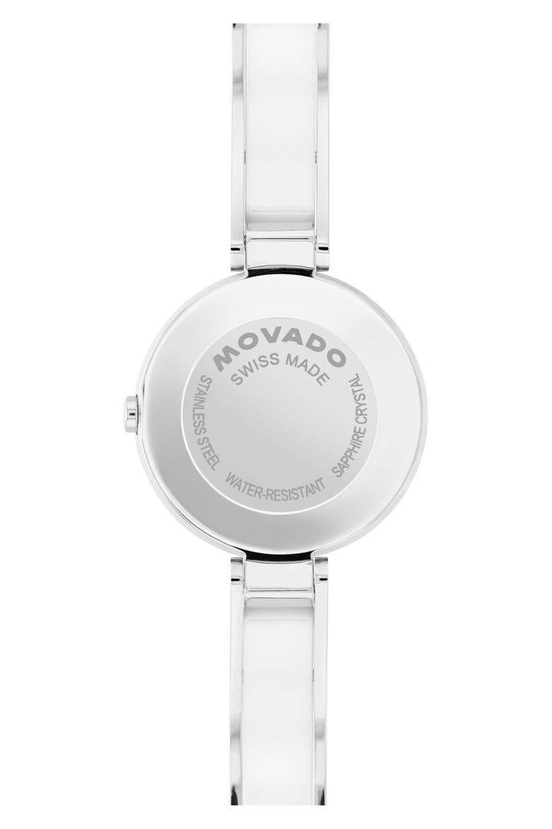 Moda Bracelet Watch, 24mm, Alternate, color, SILVER
