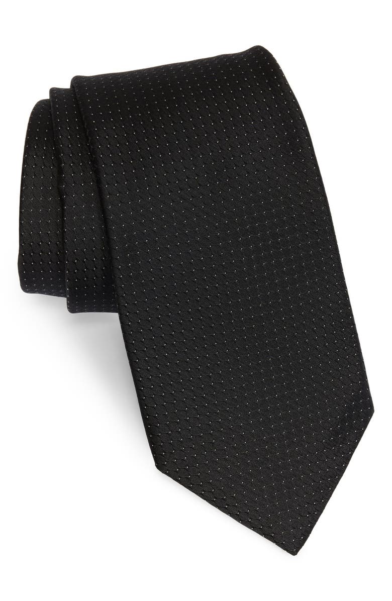 Michael Kors Woven Silk Tie, Main, color,