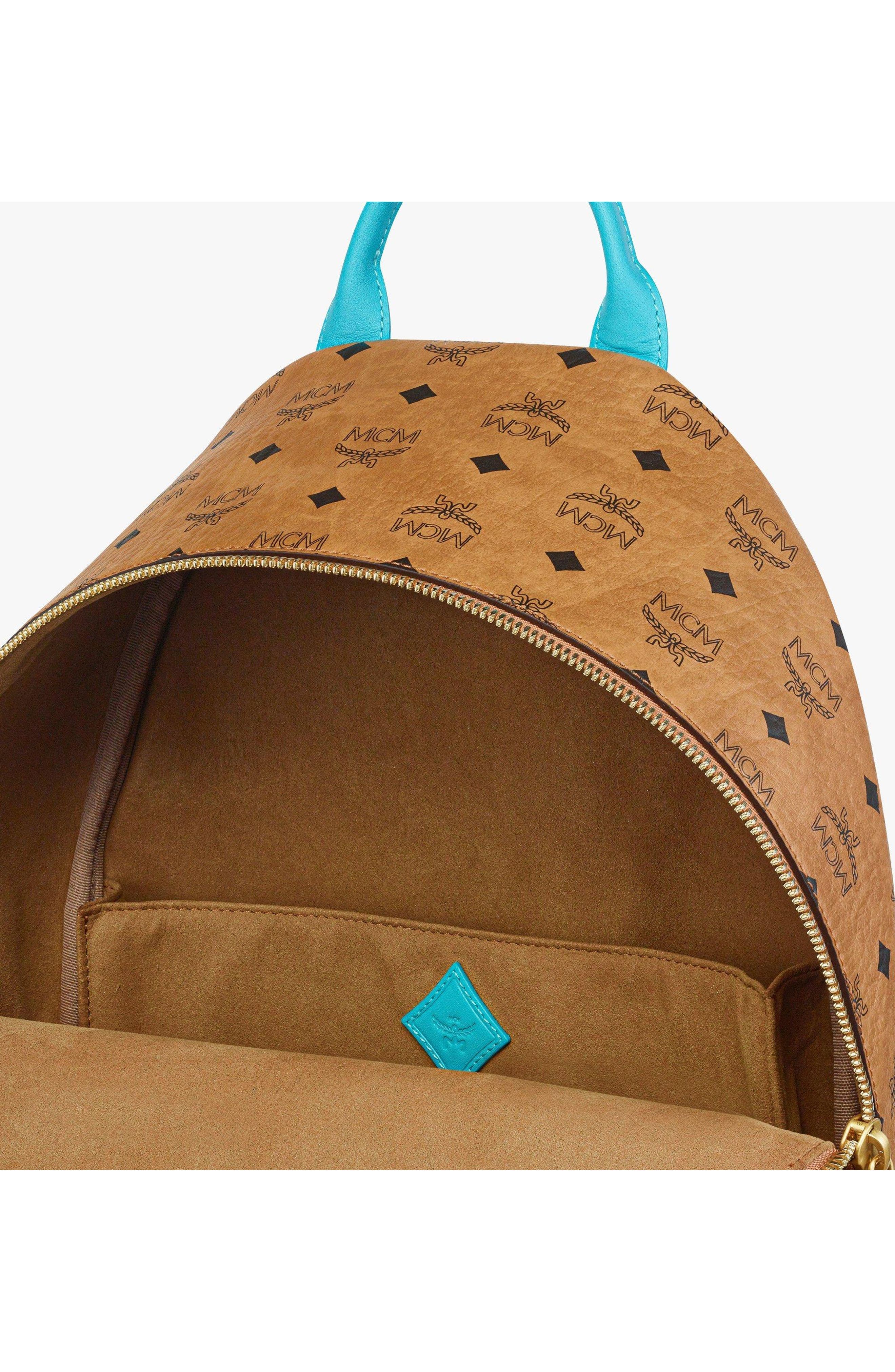 x We The Best Stark Backpack in Visetos, Alternate, color, Cognac