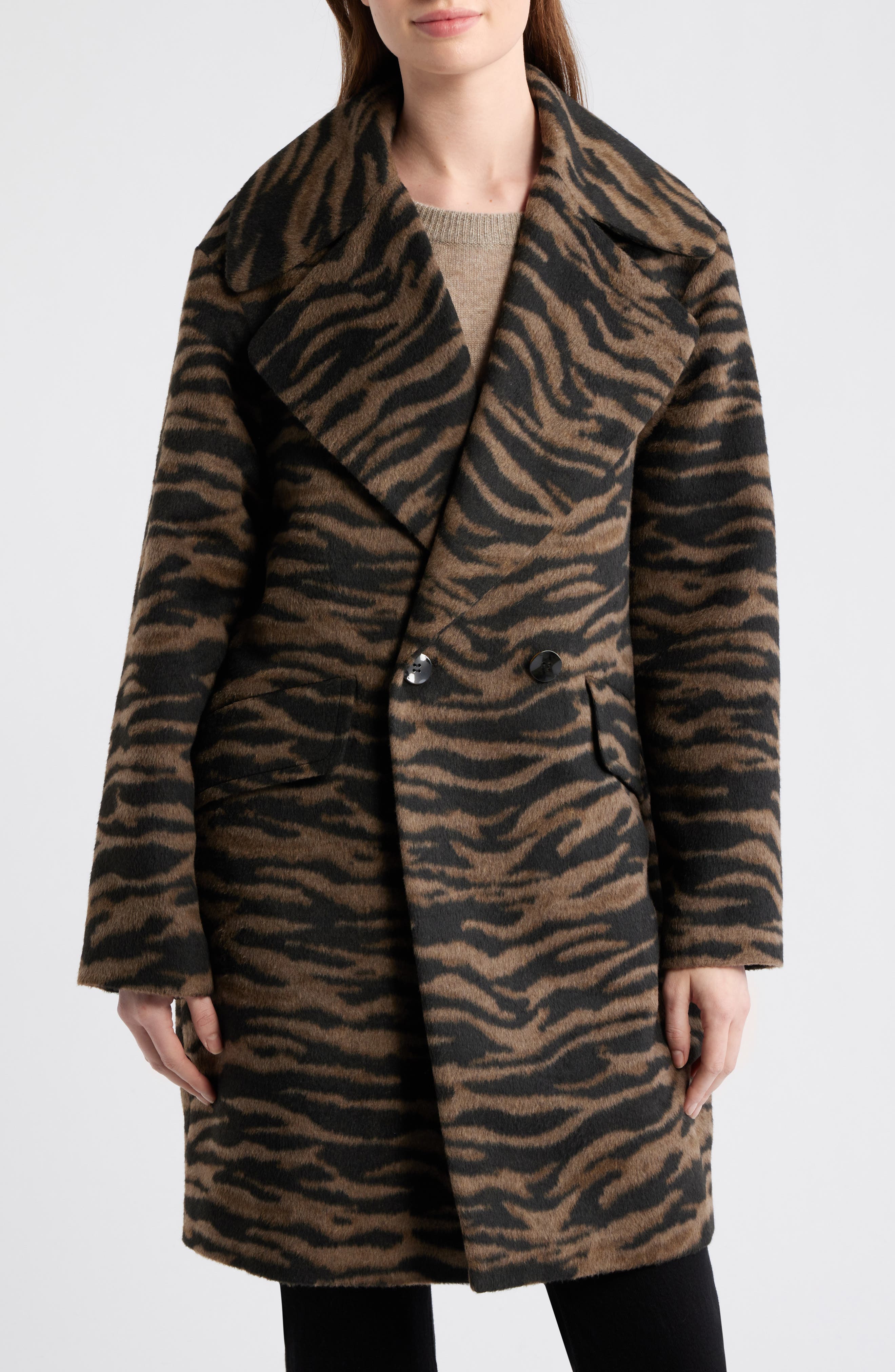 selected BLACK TAUPE ZEBRA