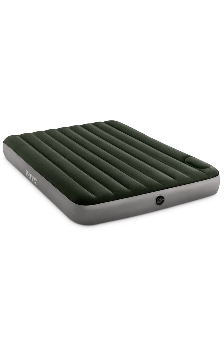 Intex Downy Airbed Queen Green, 10" Inflatable Mattress, Main, color, 