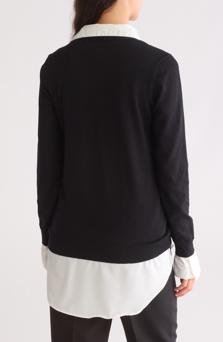 BY DESIGN Arlo Button Twofer Sweater, Alternate, color, 