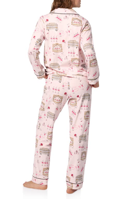 Bedhead Pajamas Print Jersey Pajamas In Pink