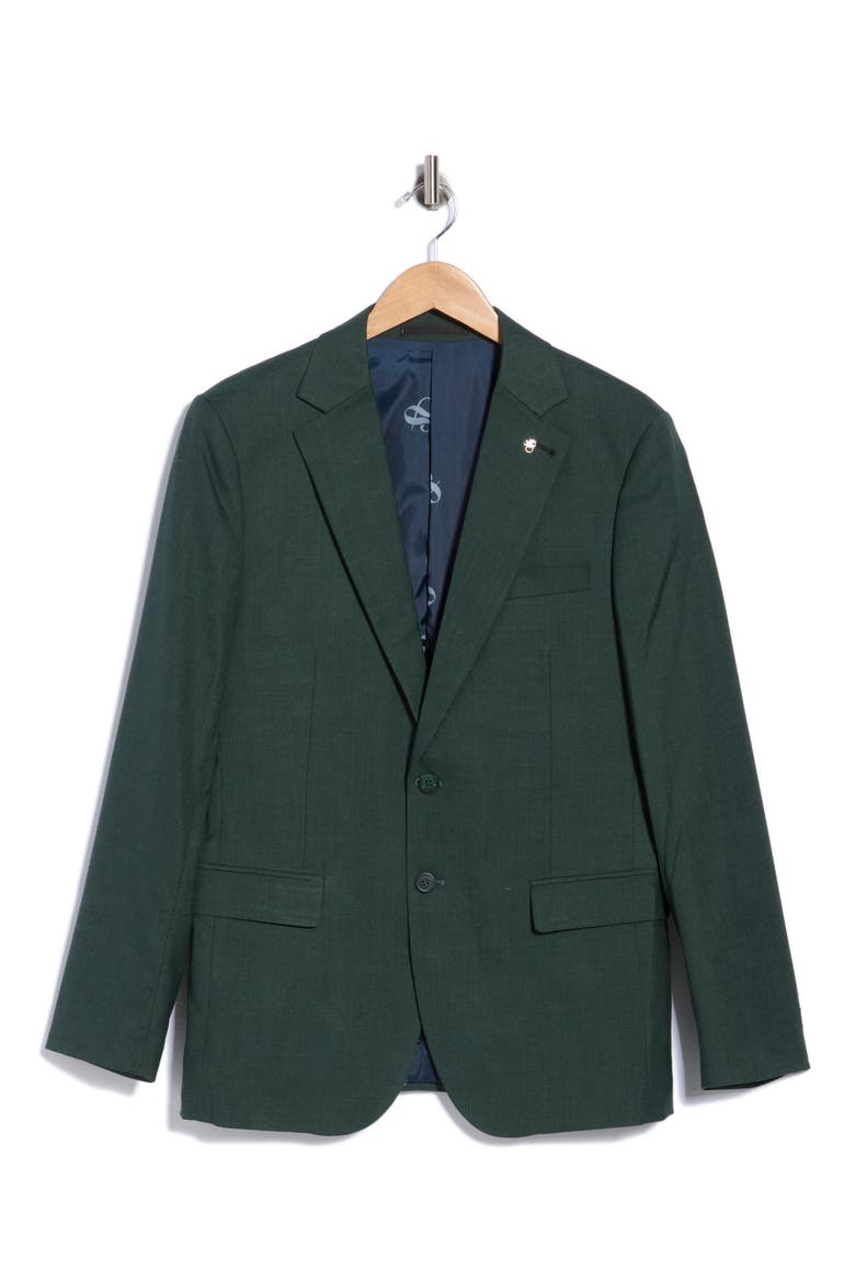 Two-Button Sport Coat, Main, color, GREEN