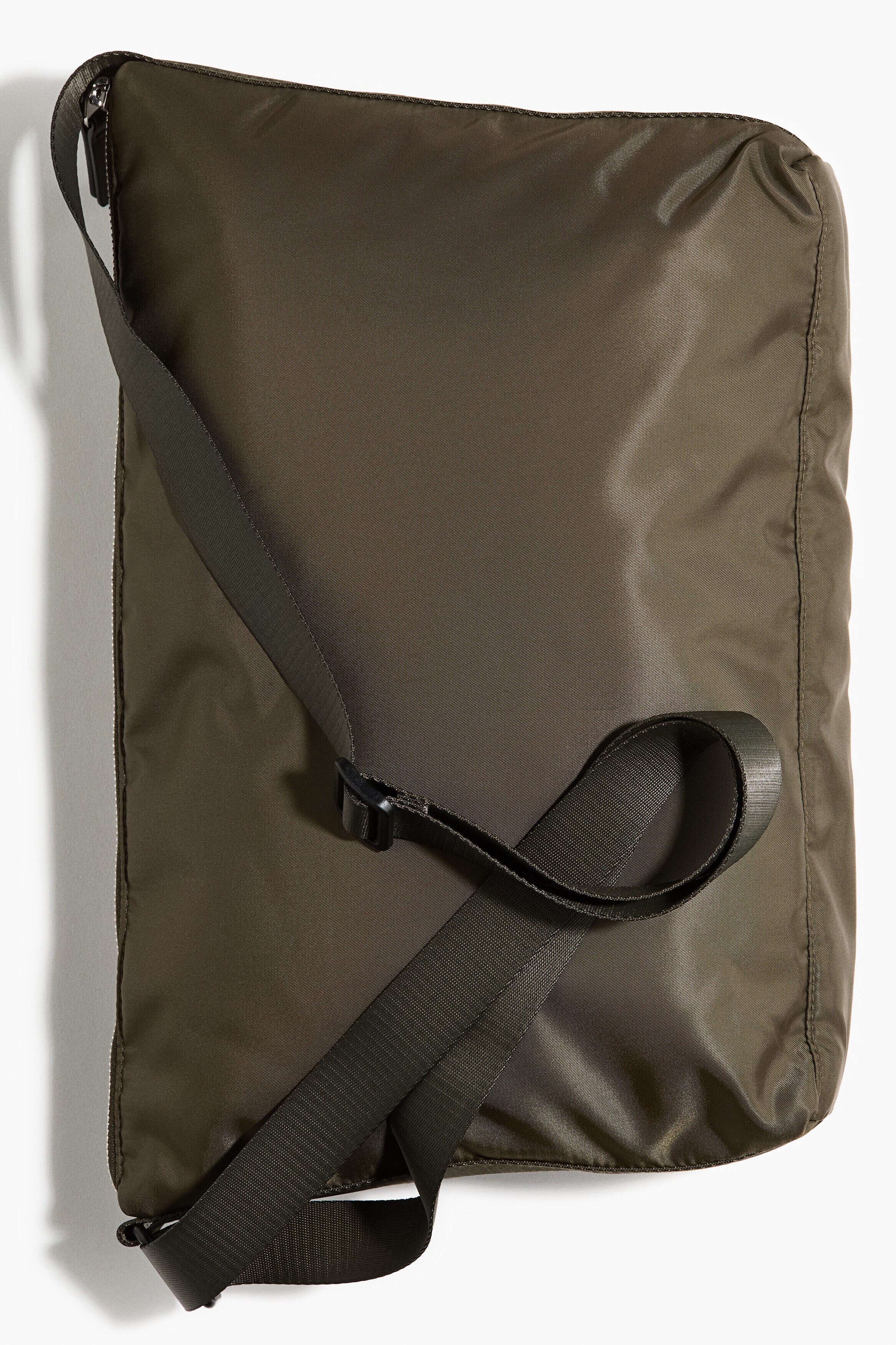 H&M Padded Crossbody Bag, Alternate, color, Dark Khaki Green