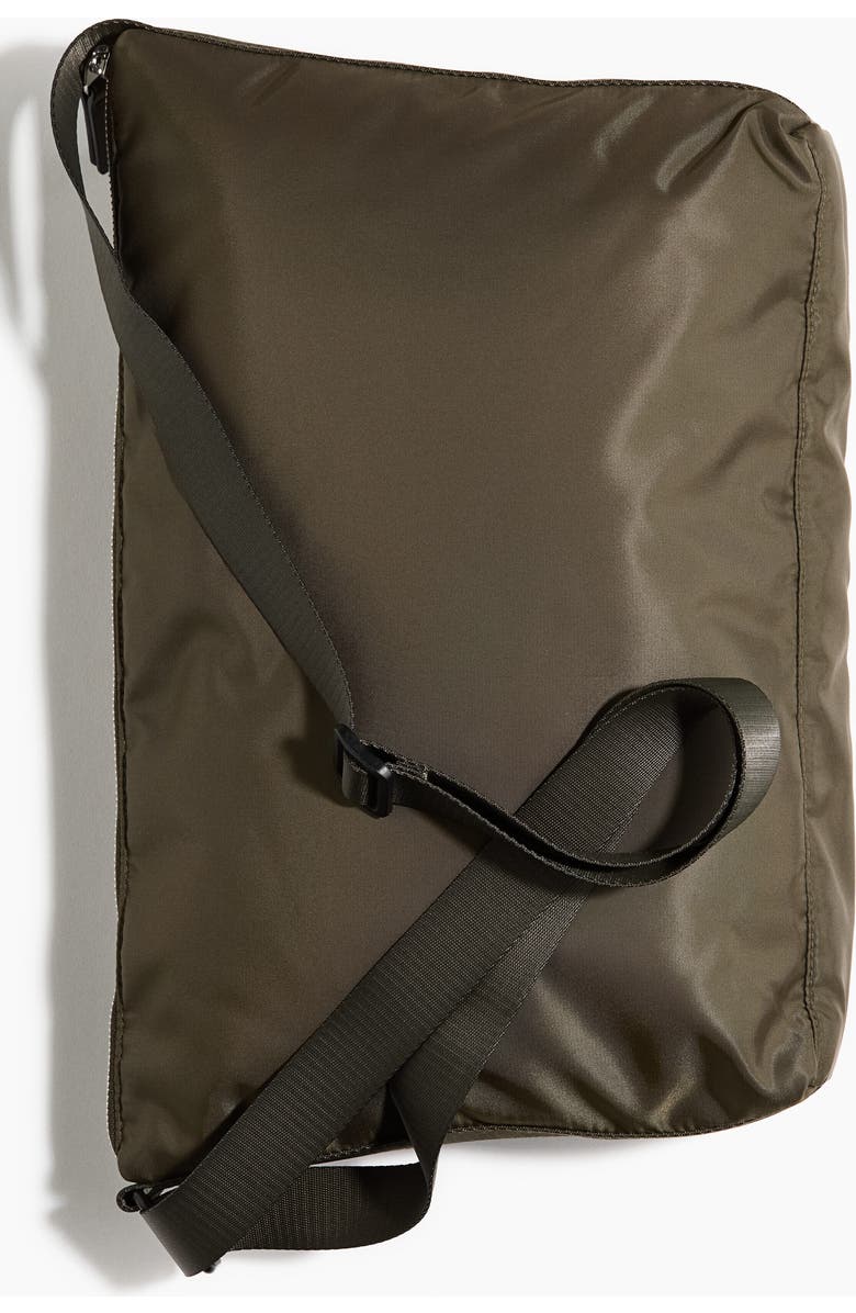 H&M Padded Crossbody Bag, Alternate, color, Dark Khaki Green