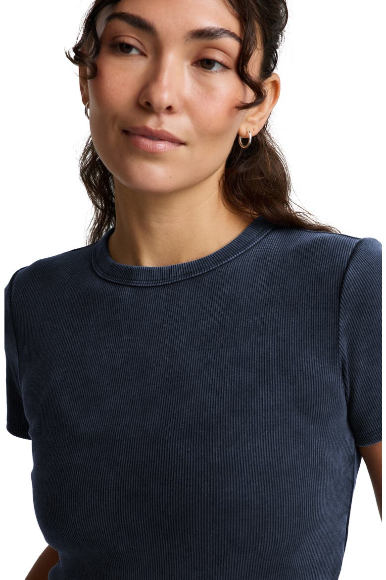 On Repeat Rib Baby T-Shirt, Alternate, color, WASHED NOCTURNAL NAVY