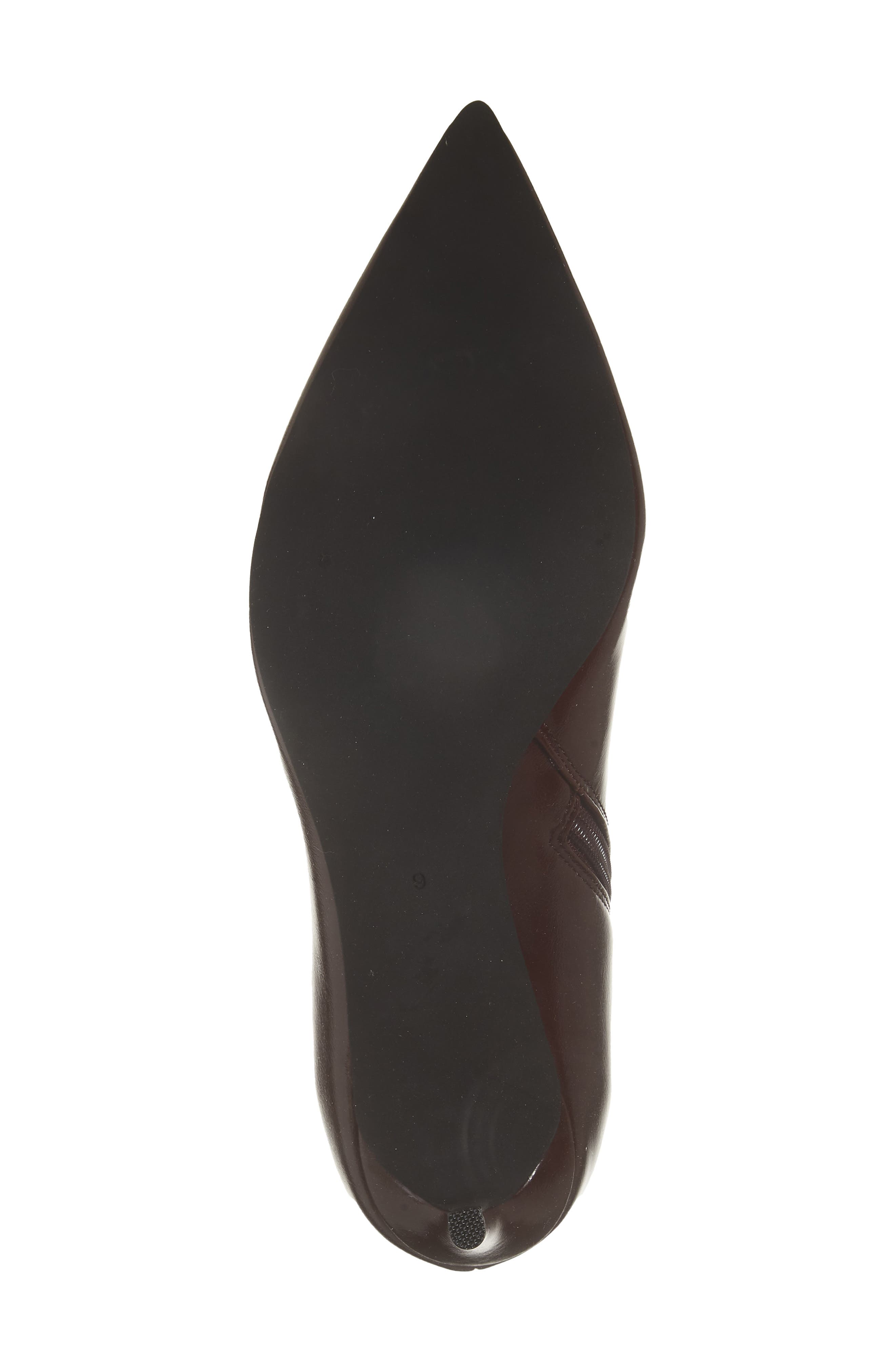 Everynite Pointed Toe Faux Leather Bootie, Alternate, color, RUBY WAX