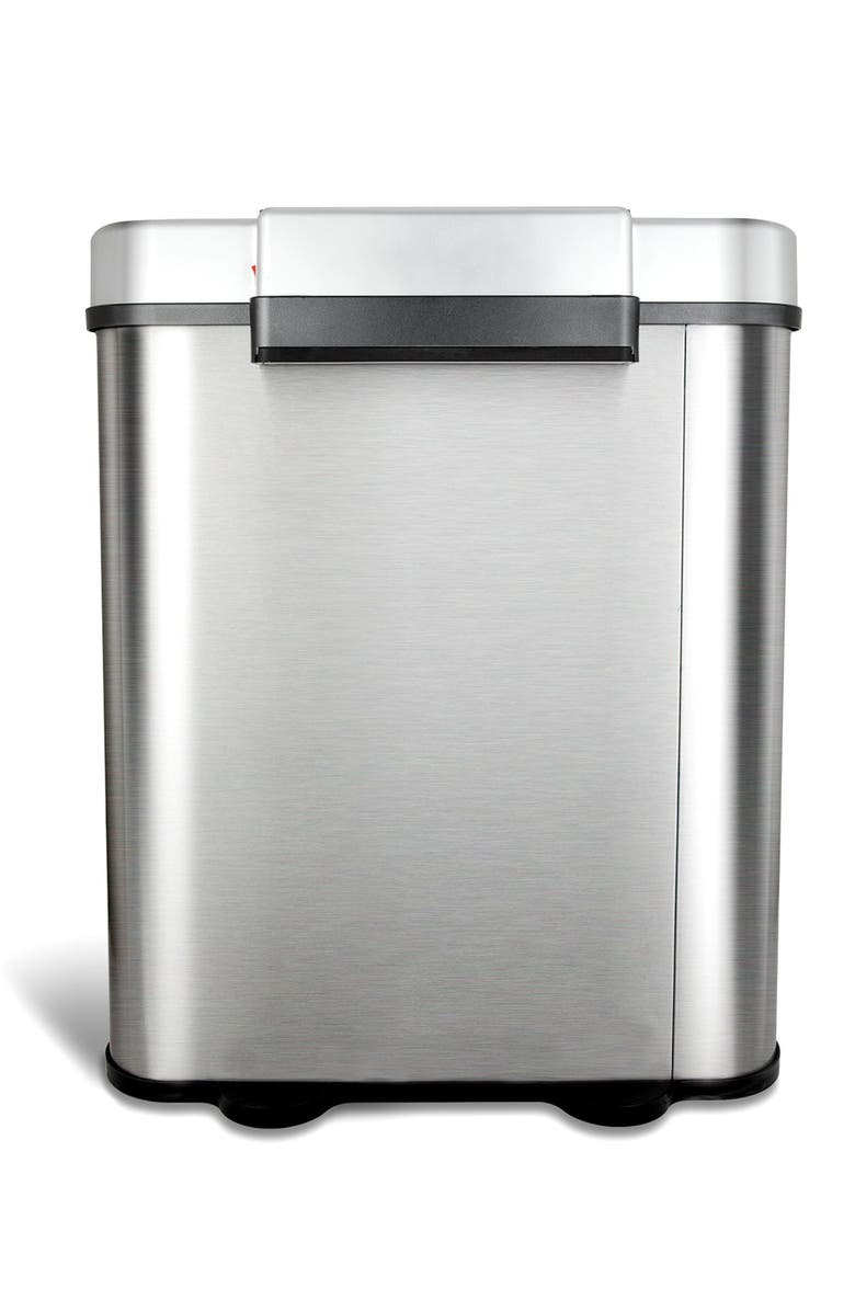 NINESTARS Half Moon Hands-Free Motion Sensor Trash Can -18.5 gallons, Alternate, color, 