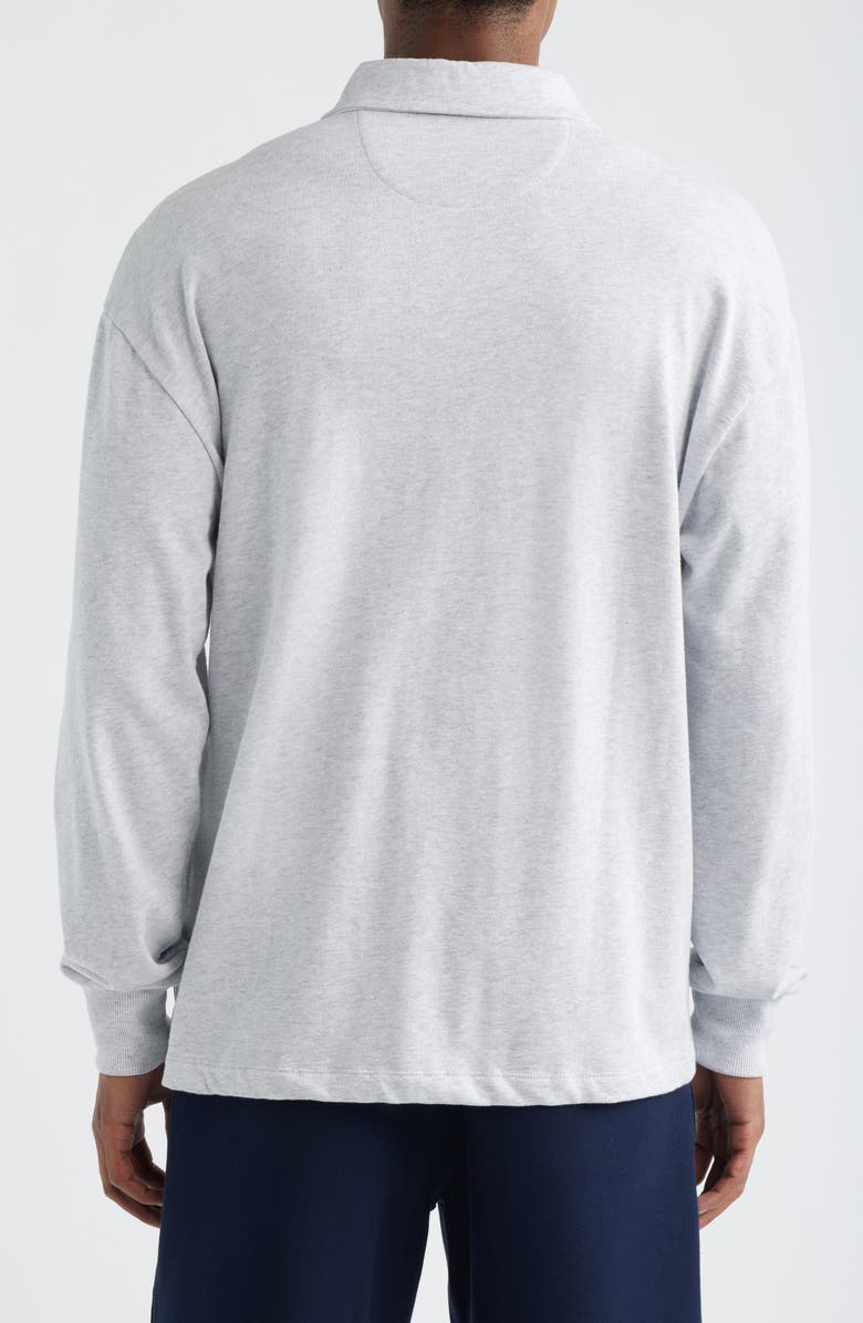 Brooklyn Industries Polo Sweatshirt, Alternate, color, Grey Melange