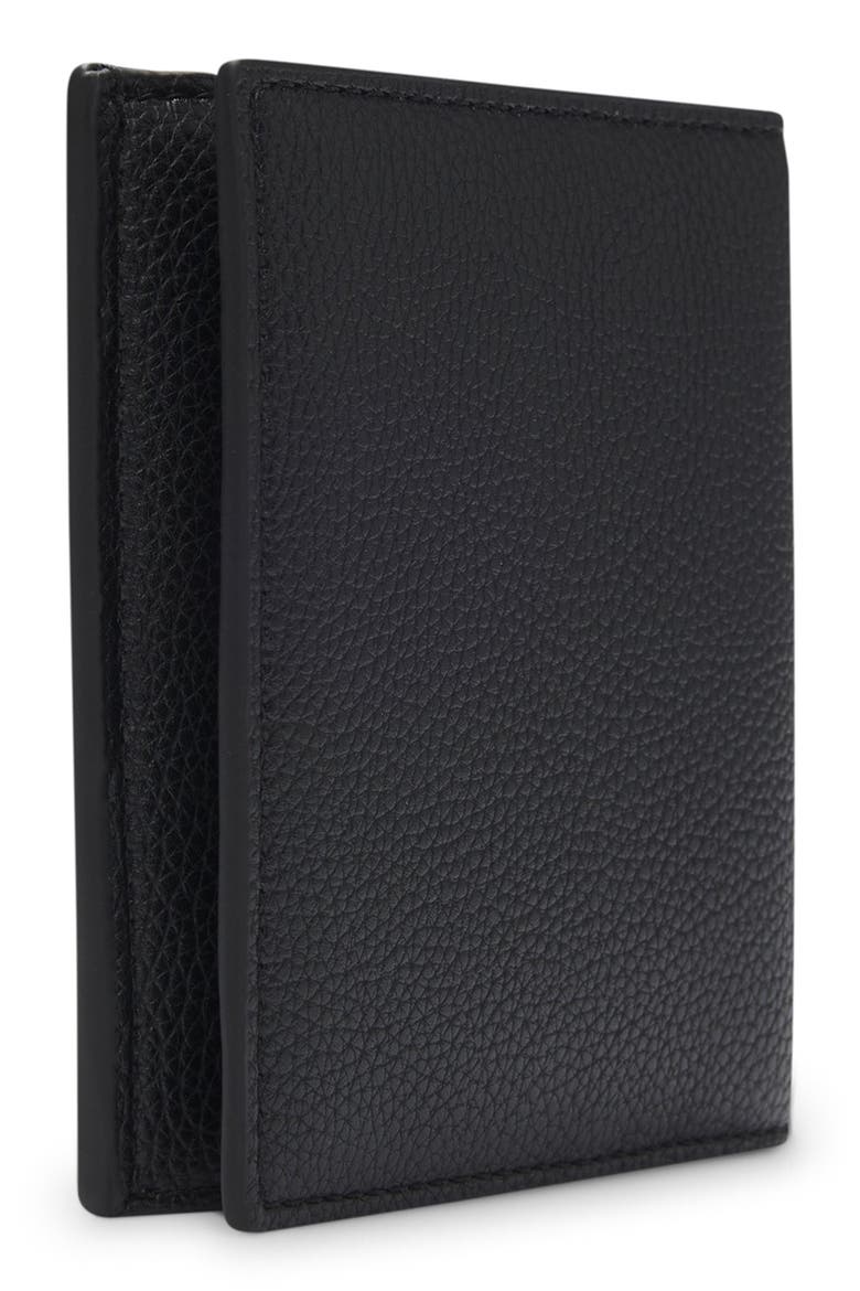 Ray Faux Leather Trifold Walet, Alternate, color, BLACK