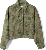 Damson Madder Stacia Overdye Tulip Organic Cotton Denim Jacket