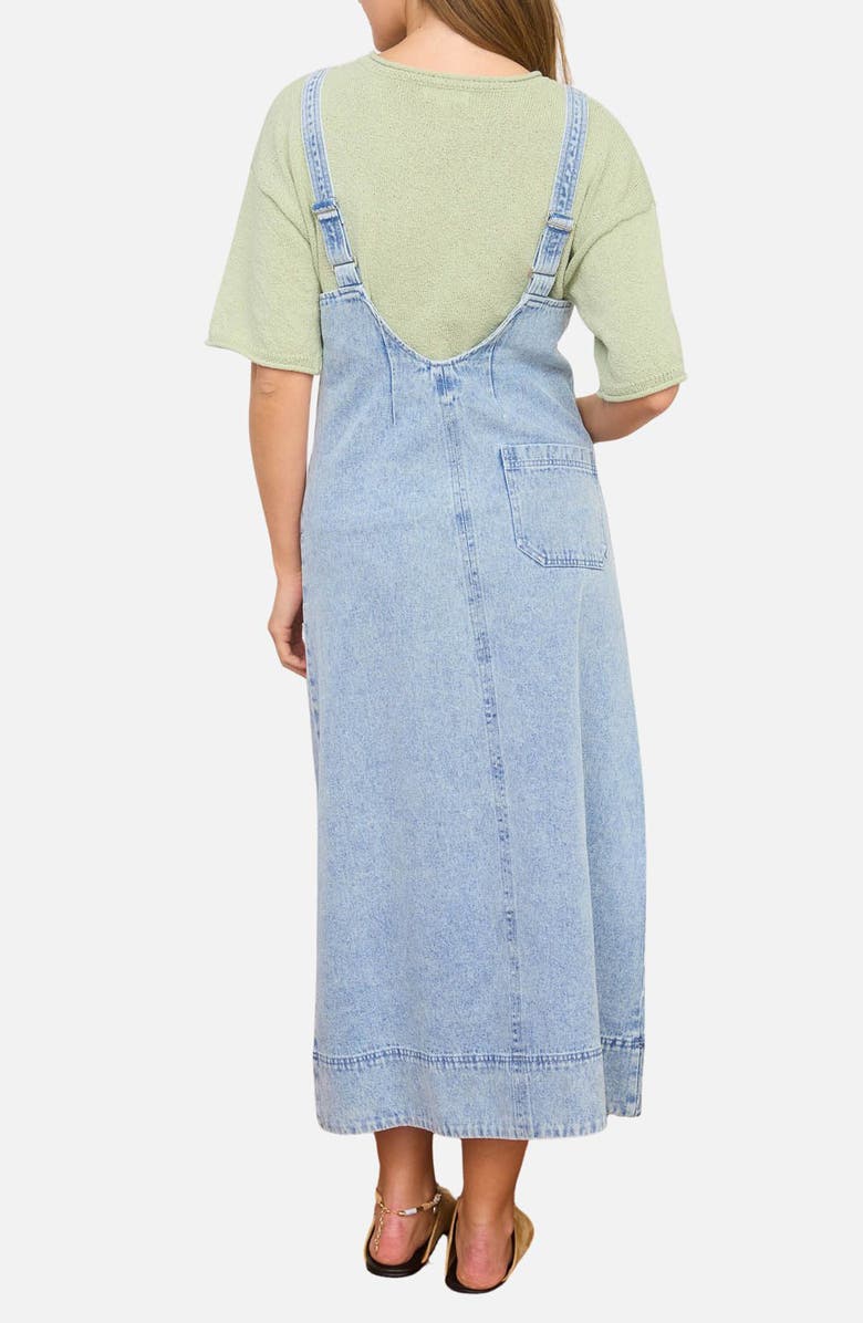 Blu Pepper Denim Midi Dress, Alternate, color, Light Denim