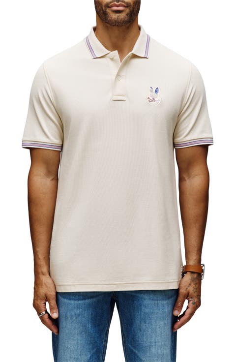 Dante Tipped Pima Cotton Piqué Polo
