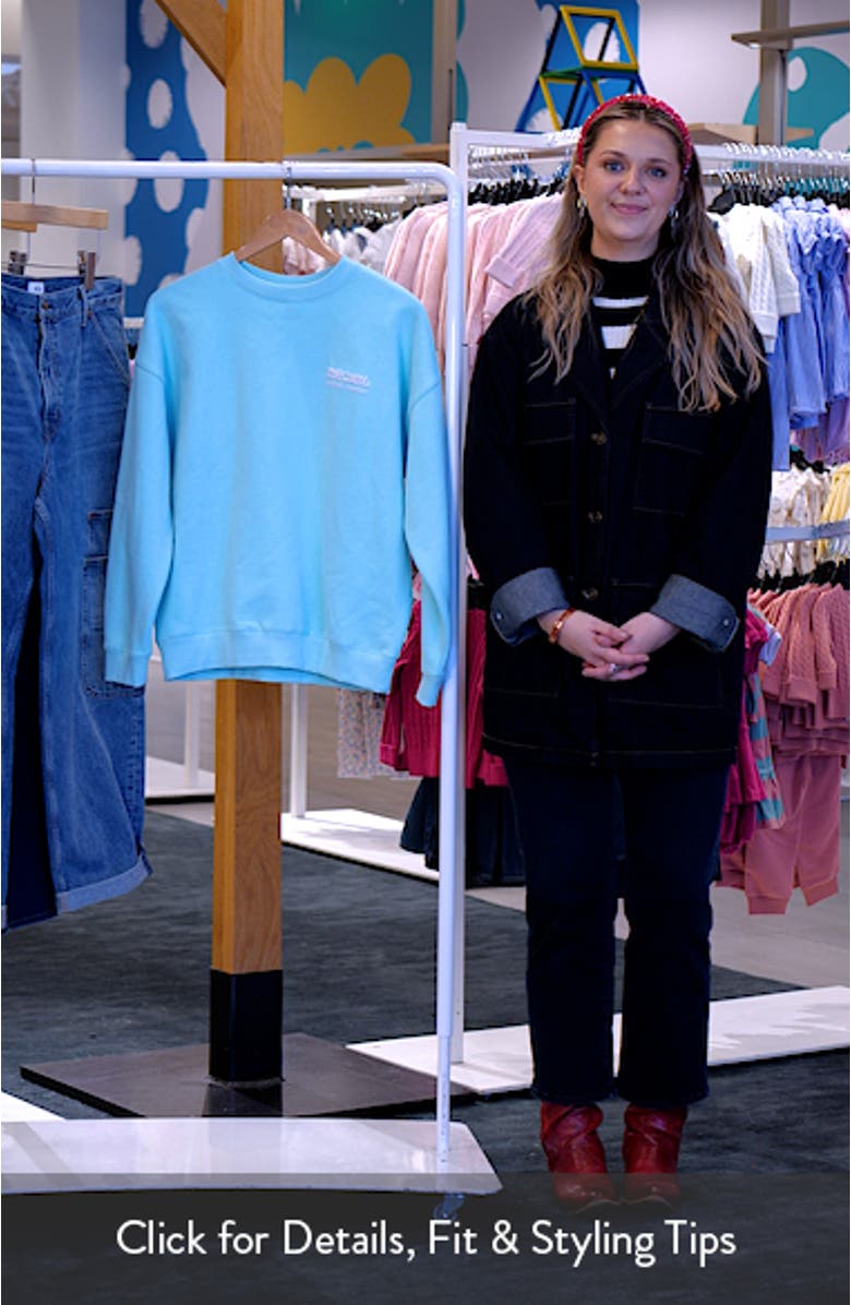 Surf Puff Logo Sweatshirt, sales video thumbnail