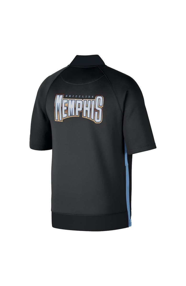 Nike Men's Nike Black Memphis Grizzlies 2022/23 City Edition Showtime Raglan Short Sleeve Full-Snap Jacket, Alternate, color,