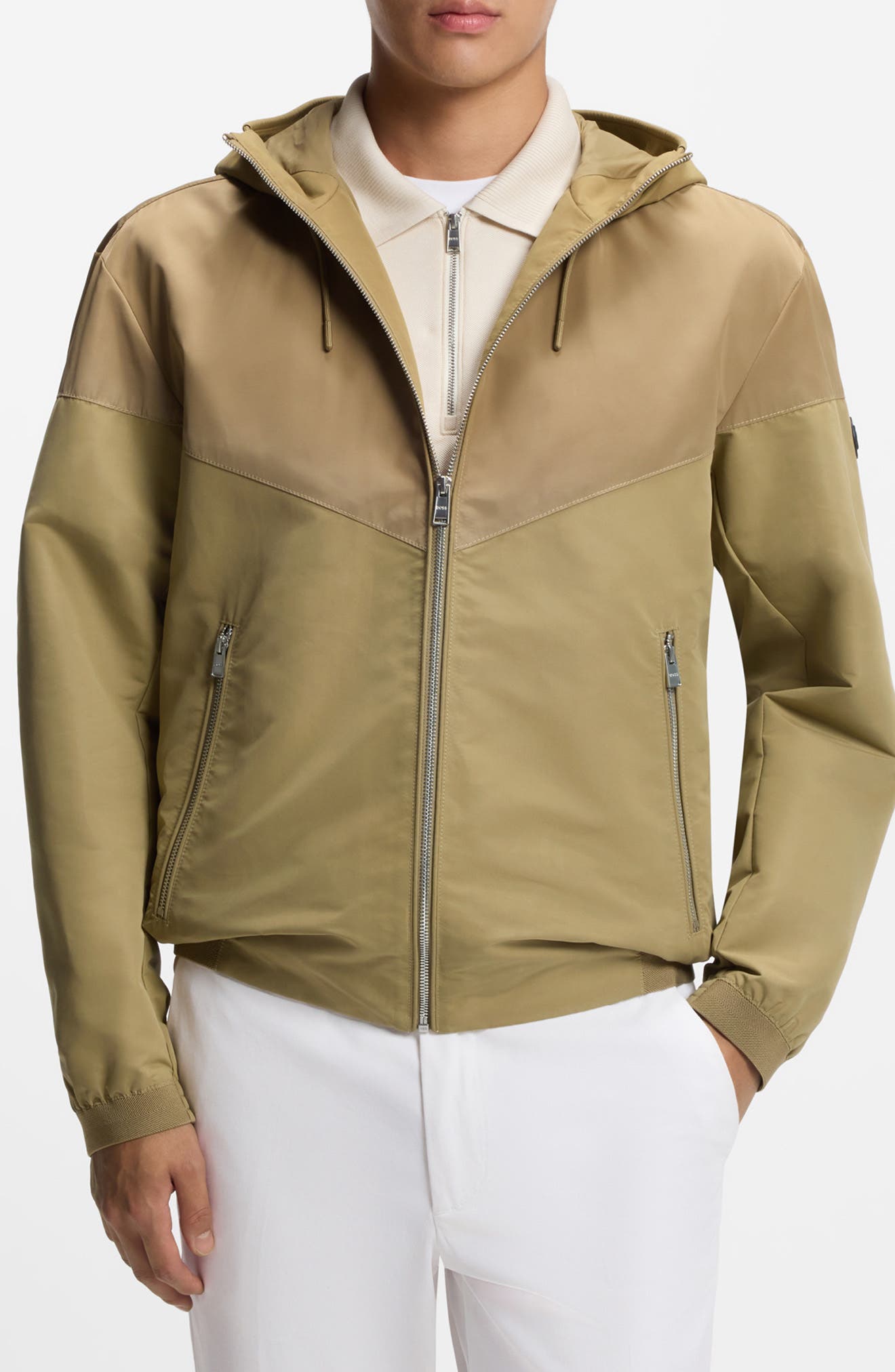 BOSS Cierno4 Hooded Recycled Polyester Jacket