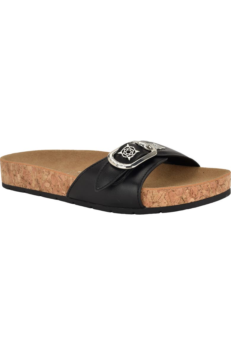 GUESS Locela Slide Sandal, Main, color, Black
