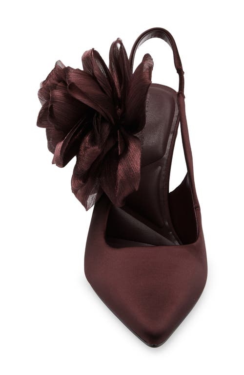 Karl Lagerfeld Paris Sariyah Slingback Pump In Wine