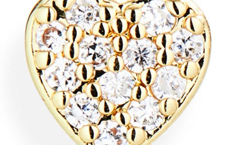 Nordstrom Rack Set Of 3 Cubic Zirconia Stud & Drop Earrings In Gold