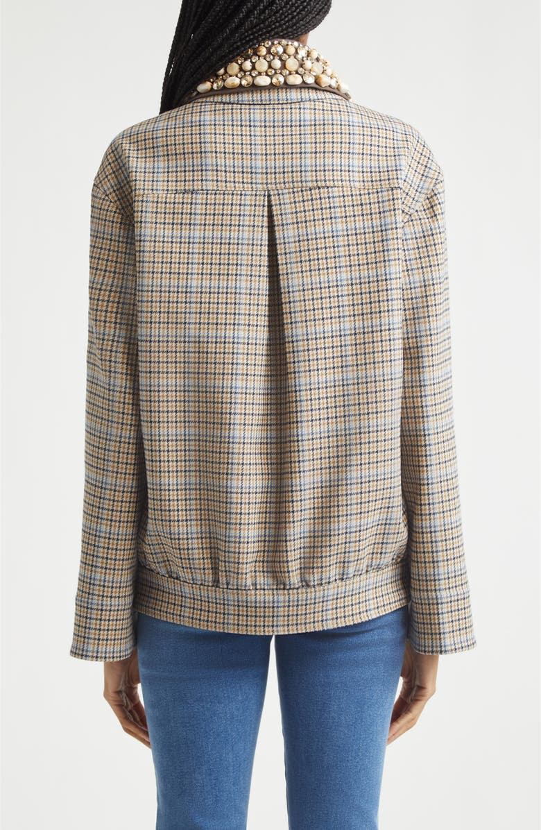 Veronica Beard Kasper Plaid Chore Jacket, Alternate, color, Brown Multi