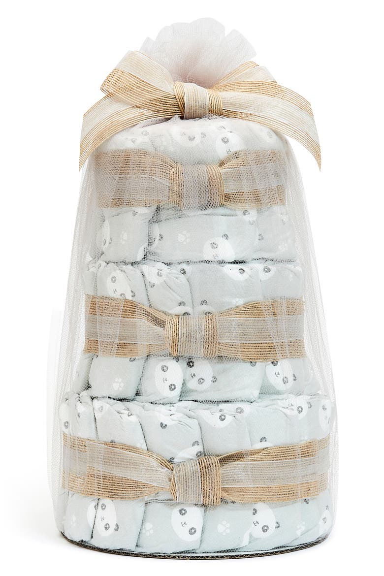 Mini Diaper Cake, Main, color, PANDAS