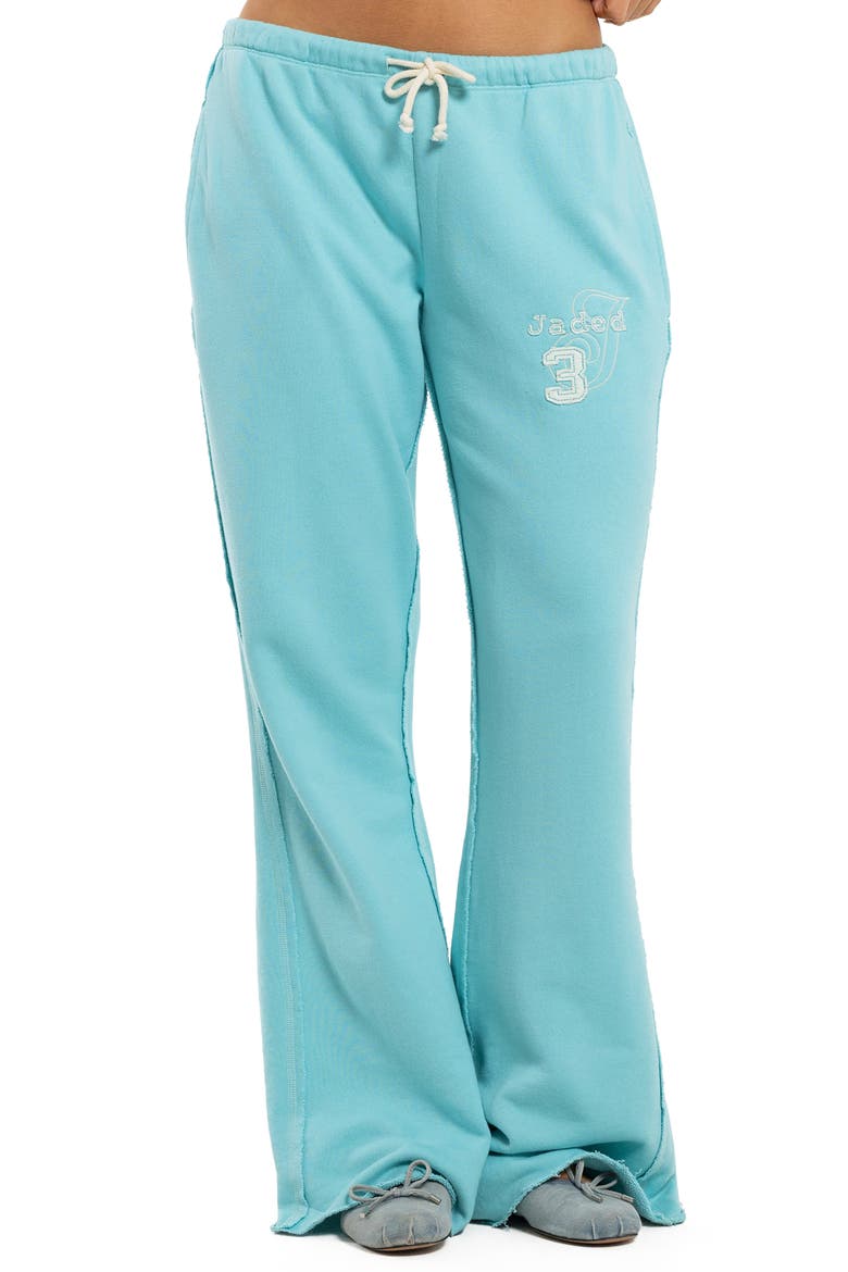 Cleo Joggers, Alternate, color, AQUA