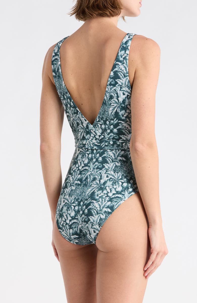 Onia Michelle One-Piece Simwuist, Alternate, color, Sea Moss/W