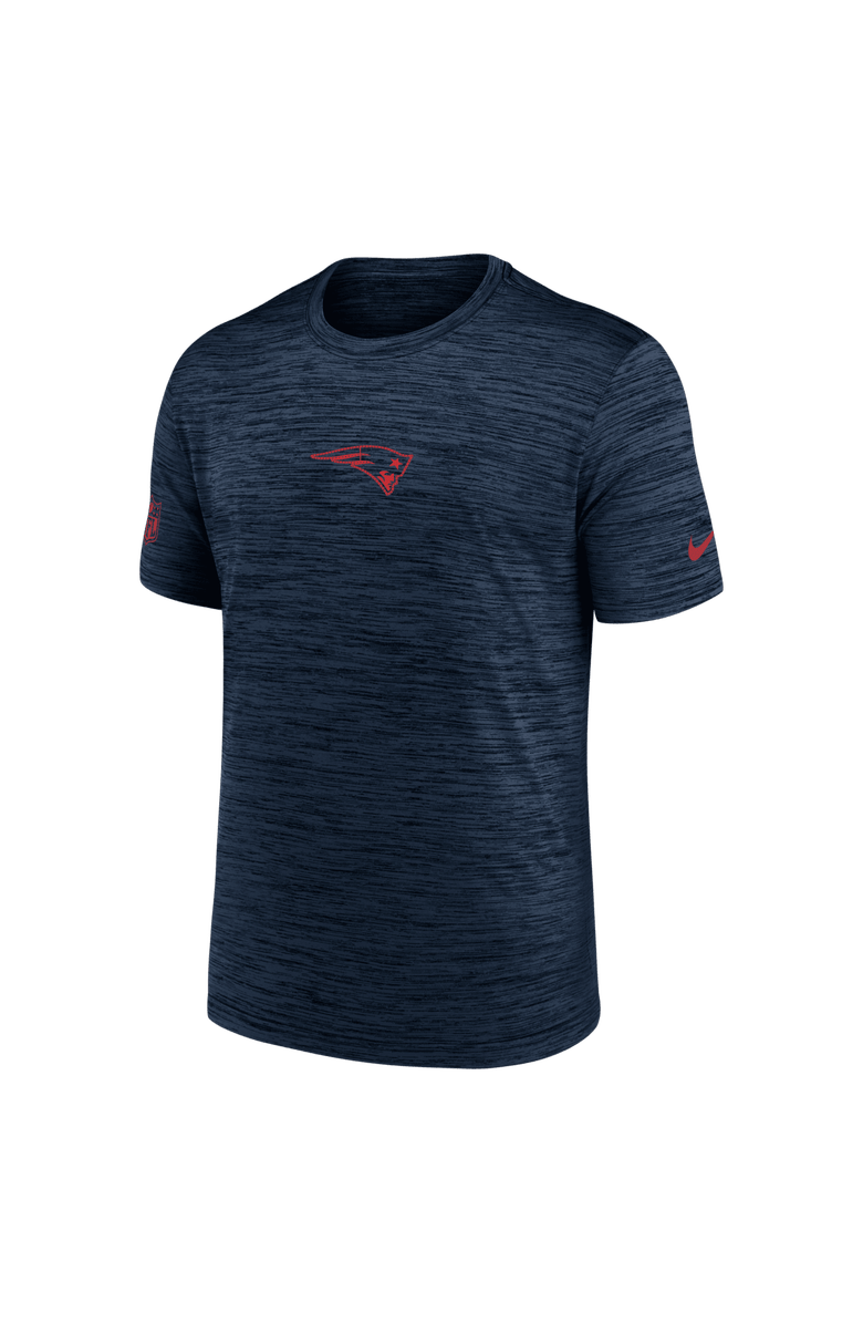 Nike Men's Nike Navy New England Patriots Sideline Velocity Performance T-Shirt, Alternate, color, 
