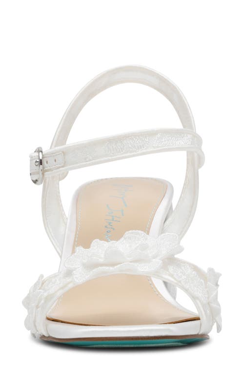 BETSEY JOHNSON BETSEY JOHNSON BLARE ANKLE STRAP PUMP