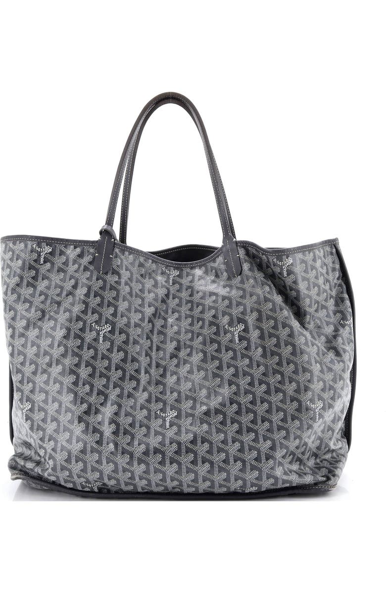 Pre-Owned Goyard Anjou Reversible Tote Coated Canvas GM, Alternate, color, Gray