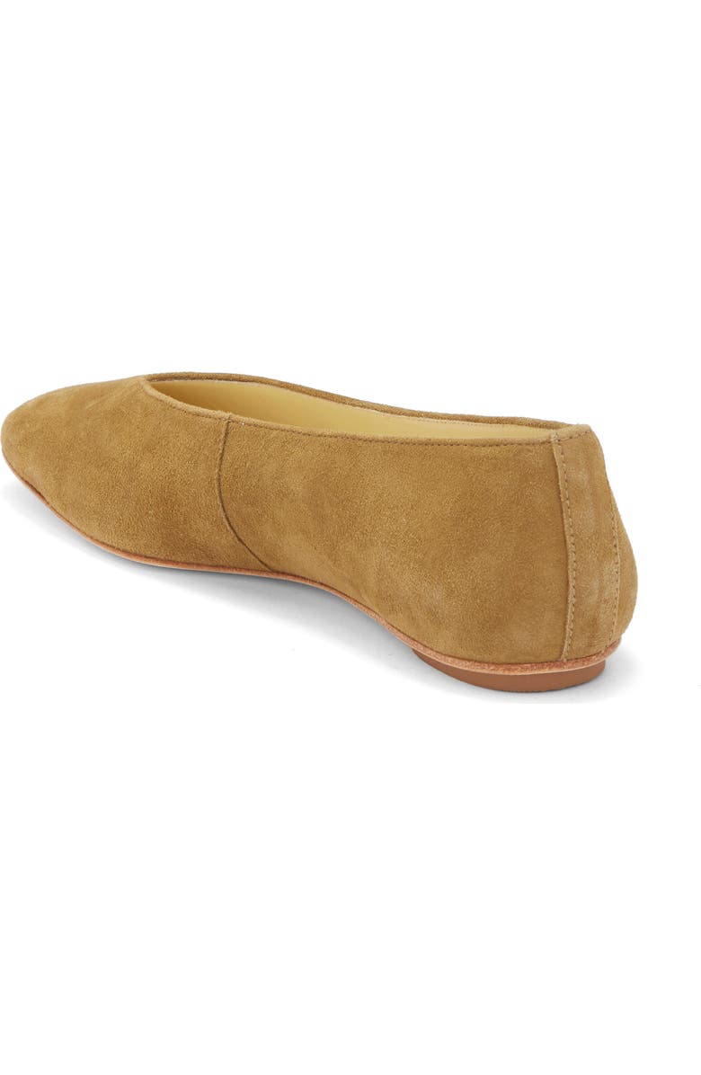 Reformation Prudence Ballet Flat, Alternate, color, Bog Suede