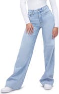 Good American Good Skate Wide Leg Jeans