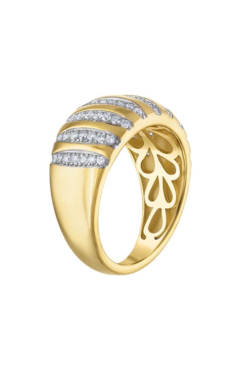 FZN Sterling Silver Lab Grown Diamond Ring, Alternate, color, Gold