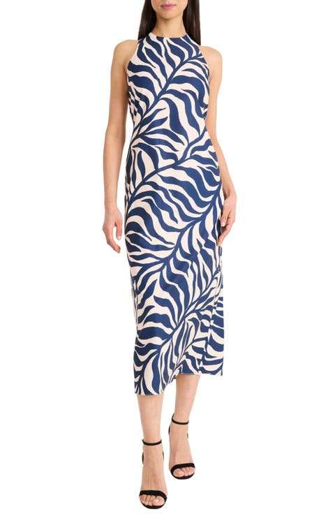 Print Sleeveless Maxi Dress