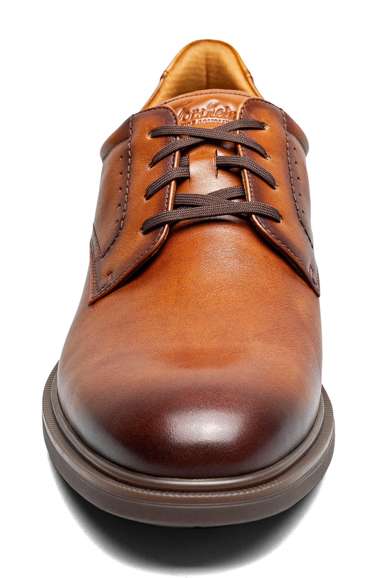 Highrise Plain Toe Oxford, Alternate, color, COGNAC