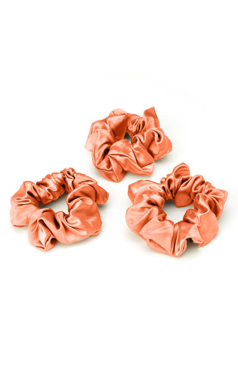 3-Pack Silk Scrunchies