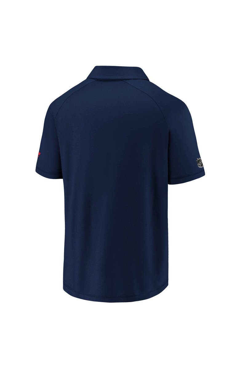FANATICS Men's Fanatics Branded Navy Washington Capitals Authentic Pro Locker Room Polo, Alternate, color, Navy