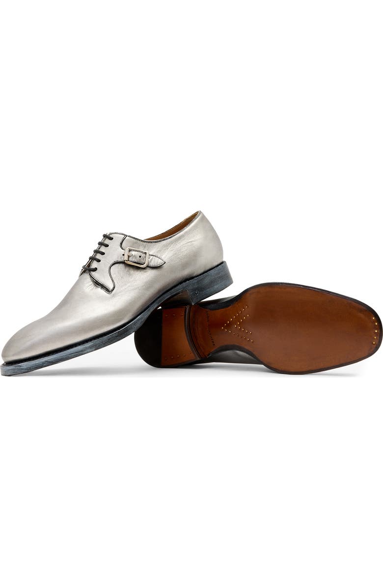John Varvatos Regent Deco Derby, Alternate, color, Silver Heather