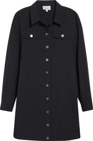 Cinq à Sept Nolwenn Long Sleeve Mini Shirtdress