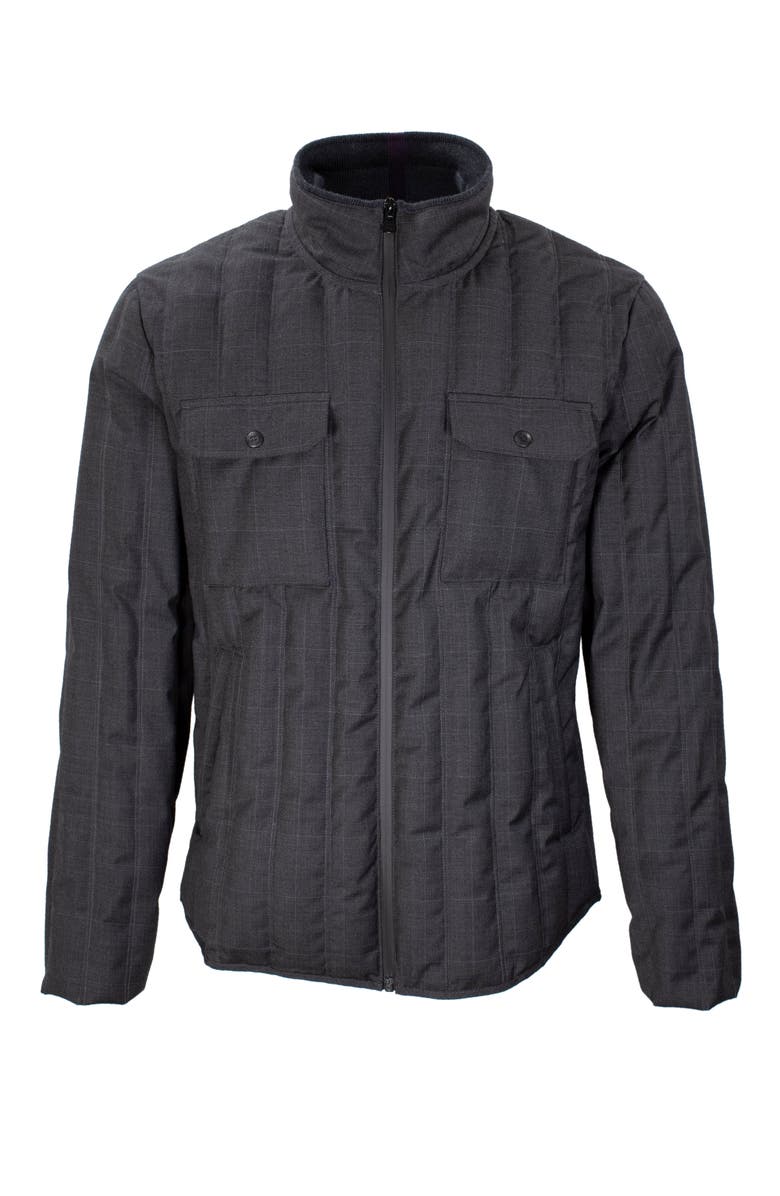 Lords of Harlech Claudio Merino Wool Down Fill Jacket, Main, color, Charcoal